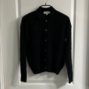 madewell - waffle stitch cashmere cardigan sweater